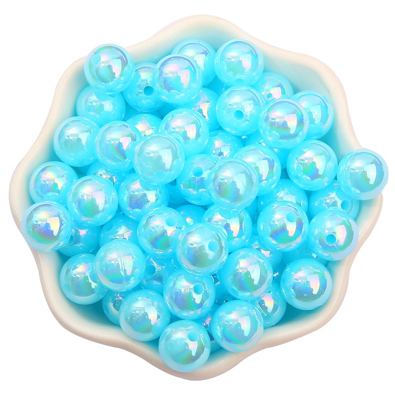 Lake blue large package with diameter of 10mm and