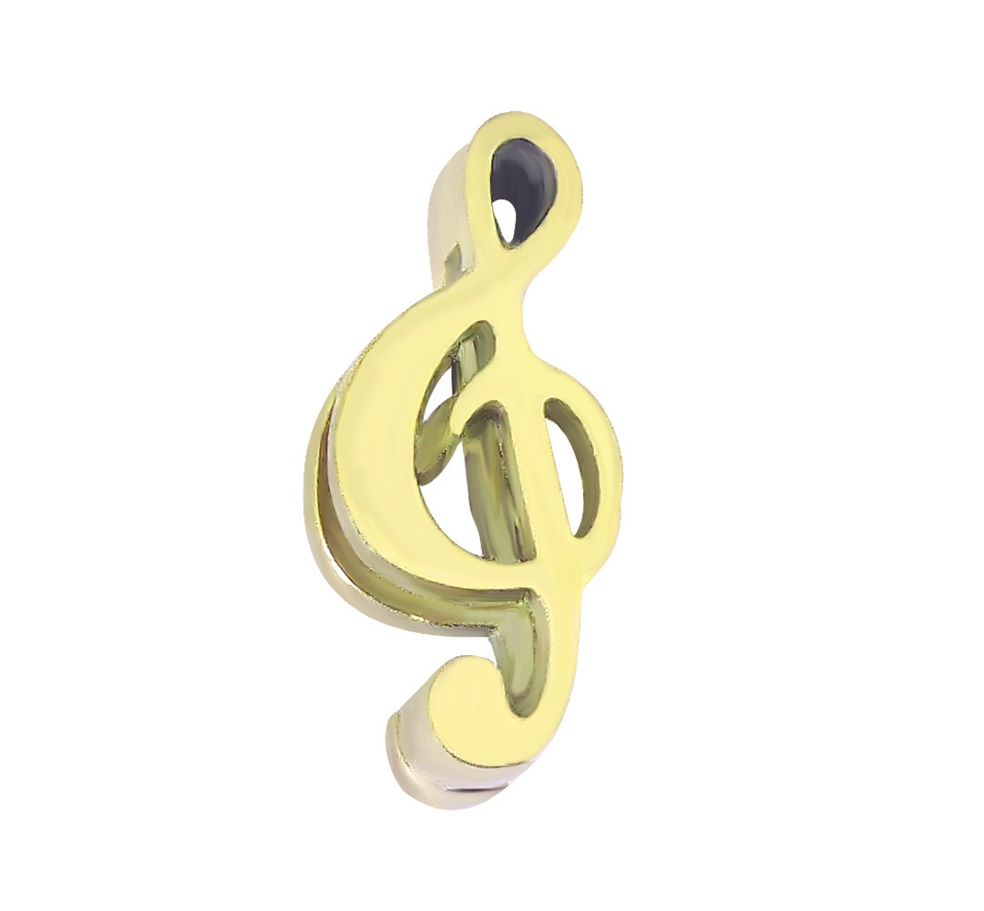 2:musical note, golden