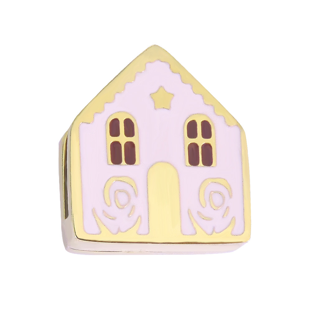 6:house, gold pink