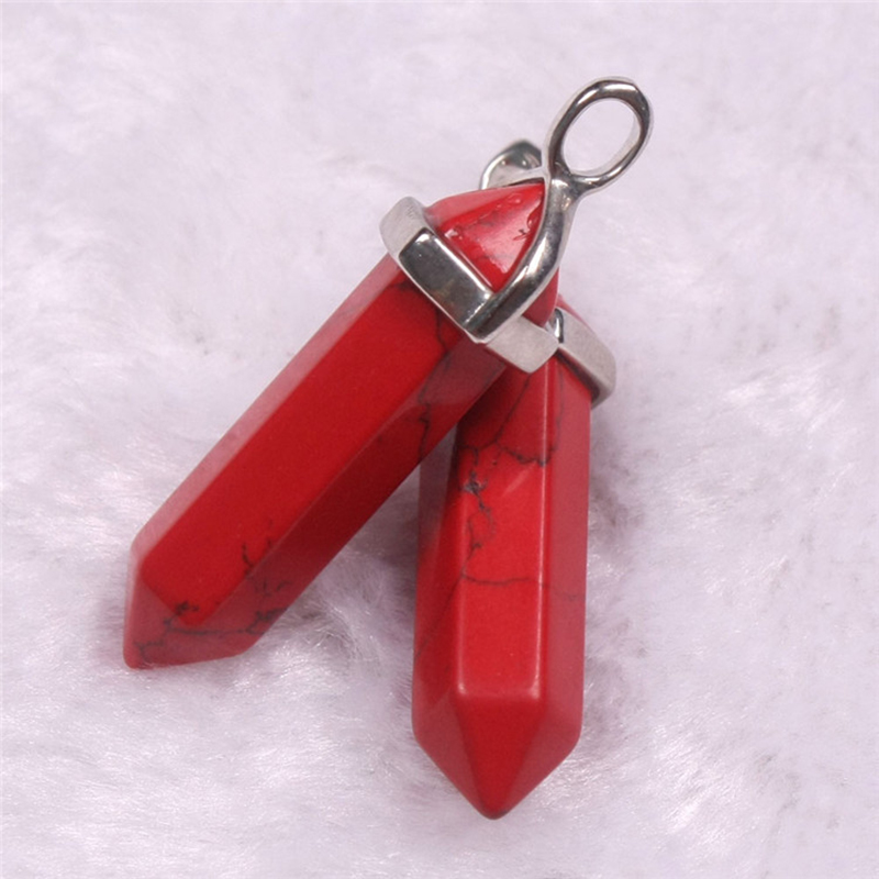Red turquoise (synthetic material)