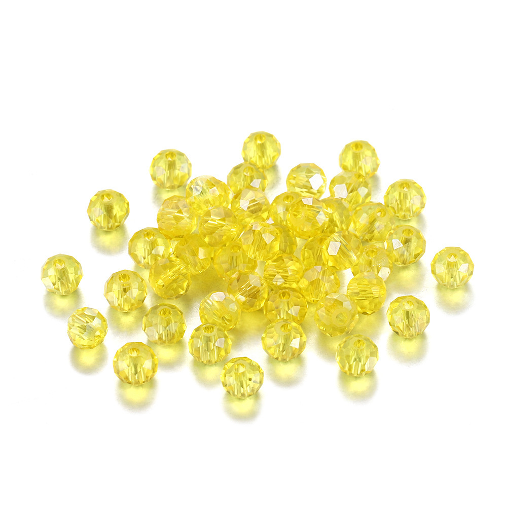Transparent AB Yellow 6mm [500 PCS/pack /100g]