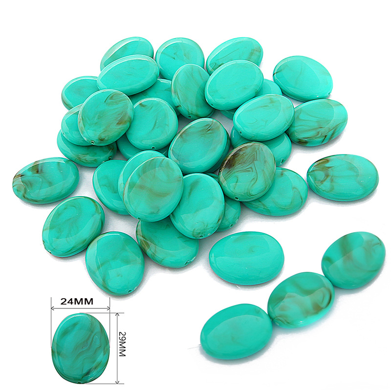 24x29mm flat beads about 8pcs/pack