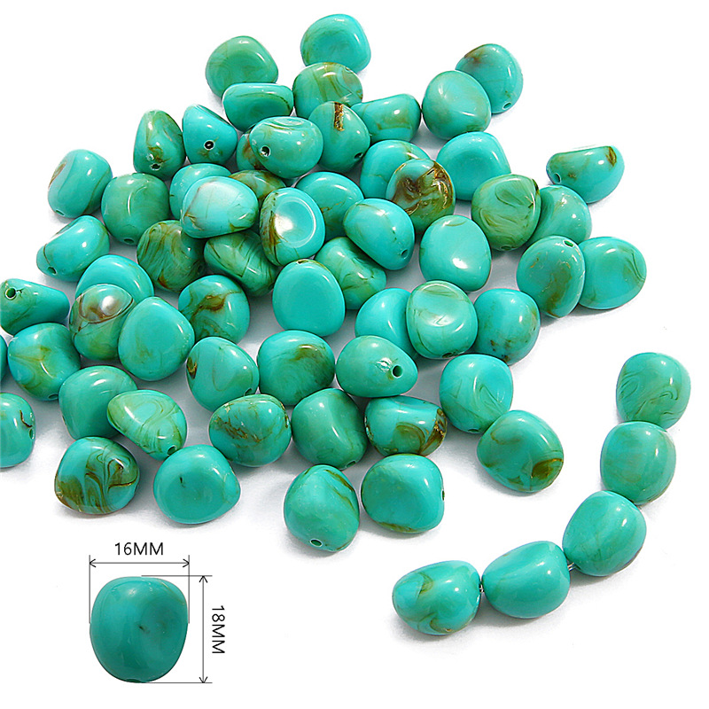 24:18mm shaped beads about 15 / pack