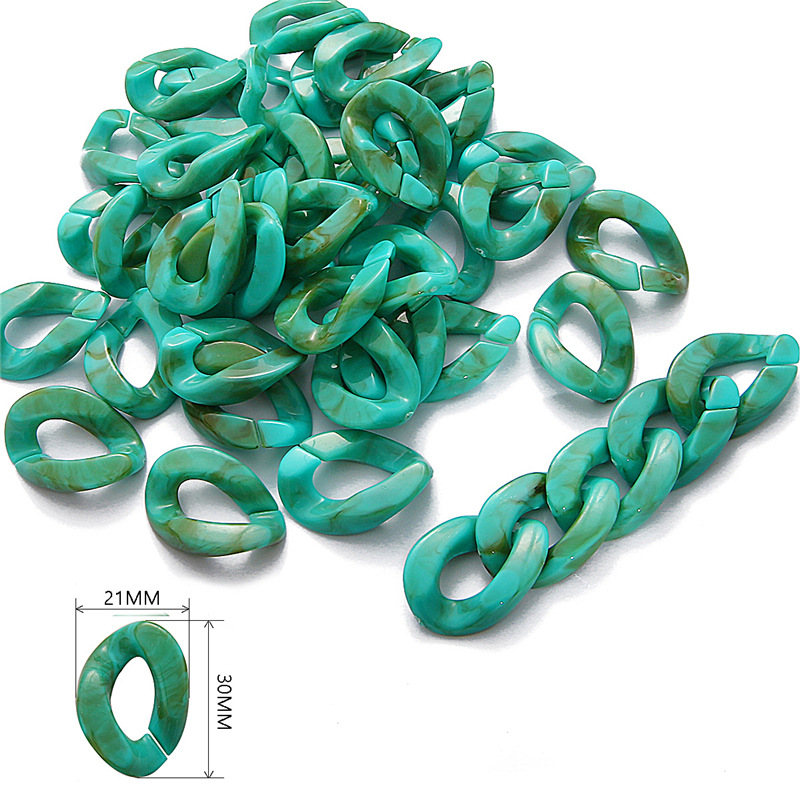 33:21x30mm open chain about 18 pieces/pack