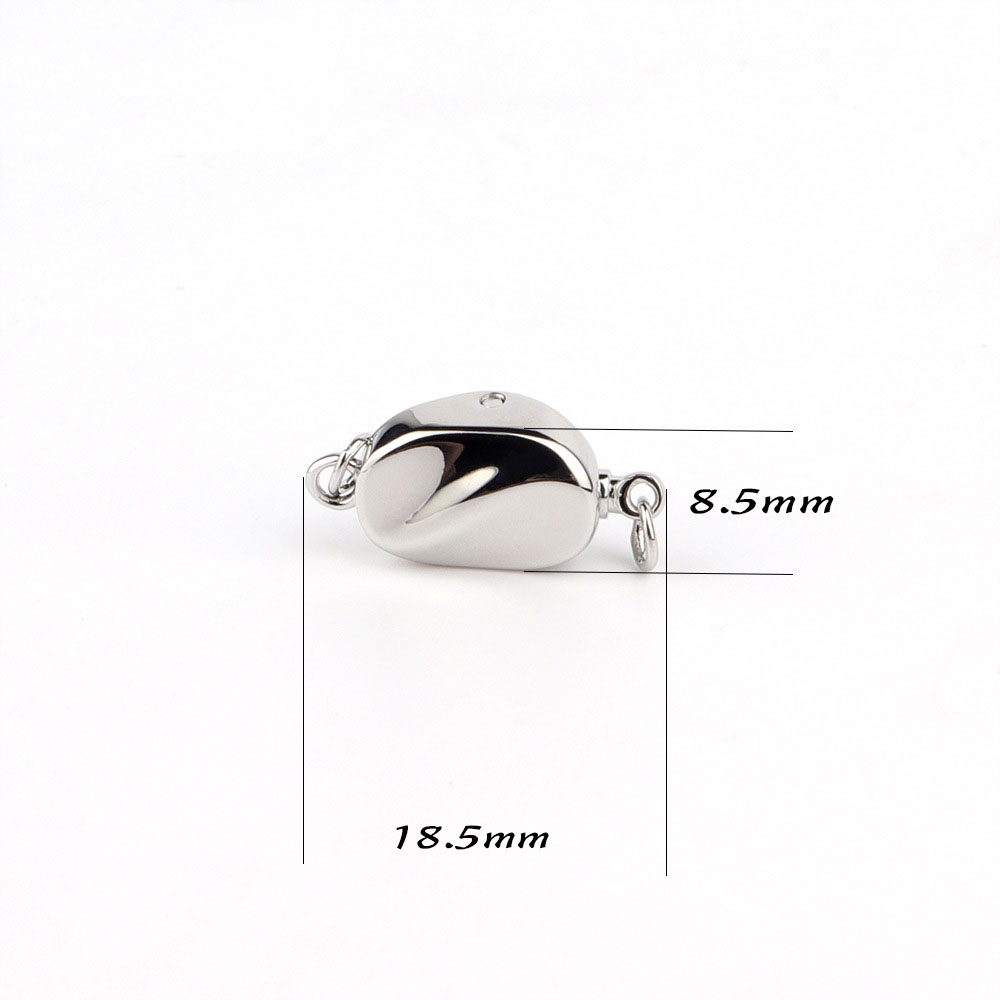 White wave width 8.5mm length 12.5mm