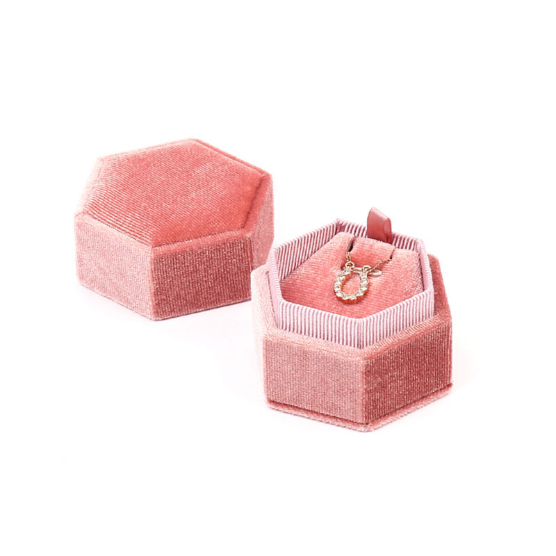 Pink ring box