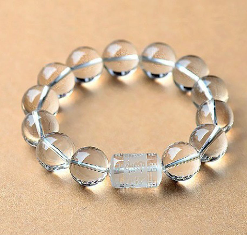 12 mm white crystal for men