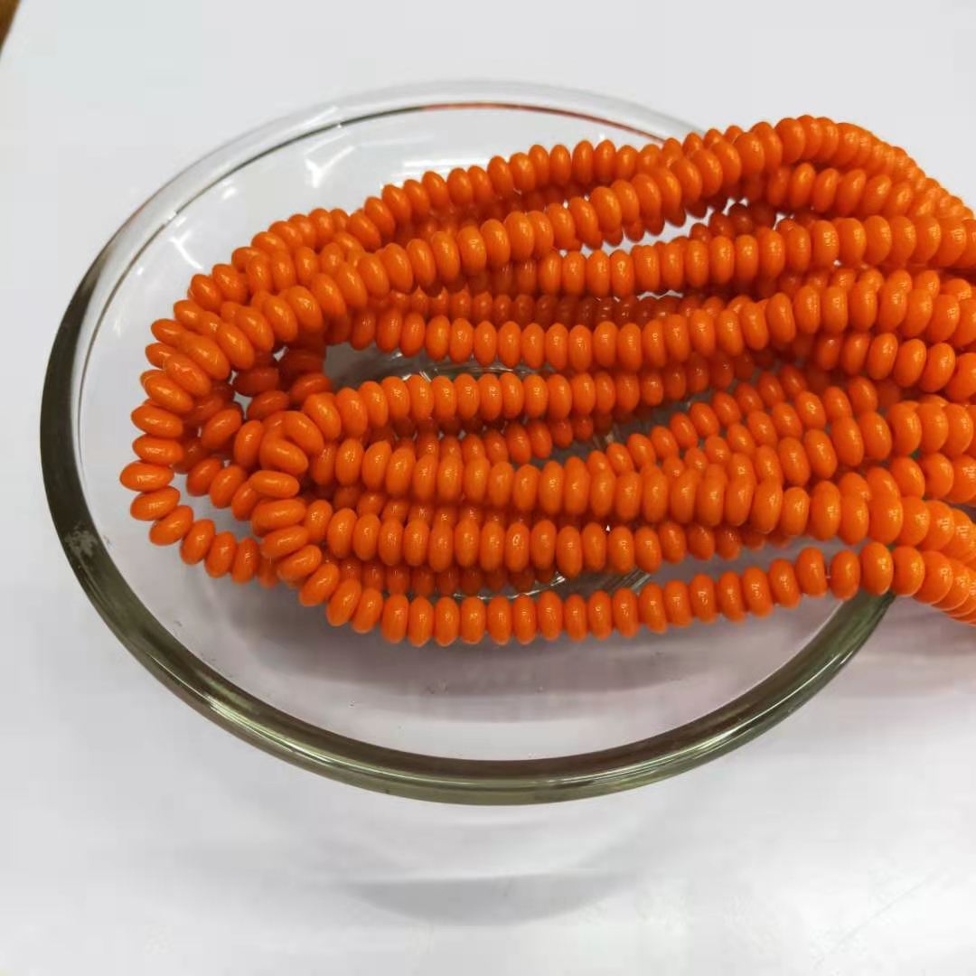 orange red 3*6mm (133 pieces/strand)