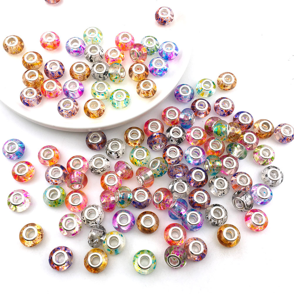 Mix 10 colored beads-13968