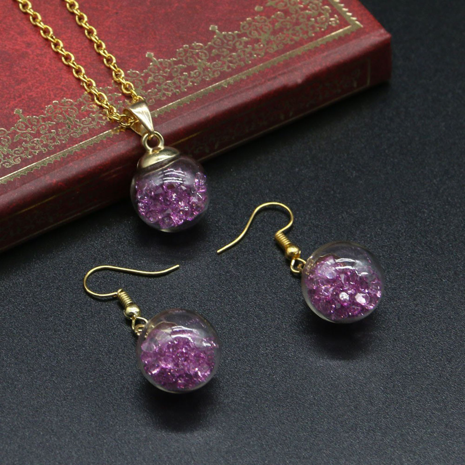 2:Purple Rhinestones