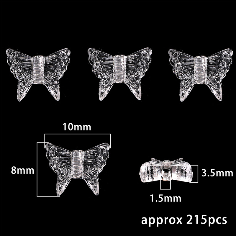 6:8x10mm butterfly 30g/pack about 215 pcs