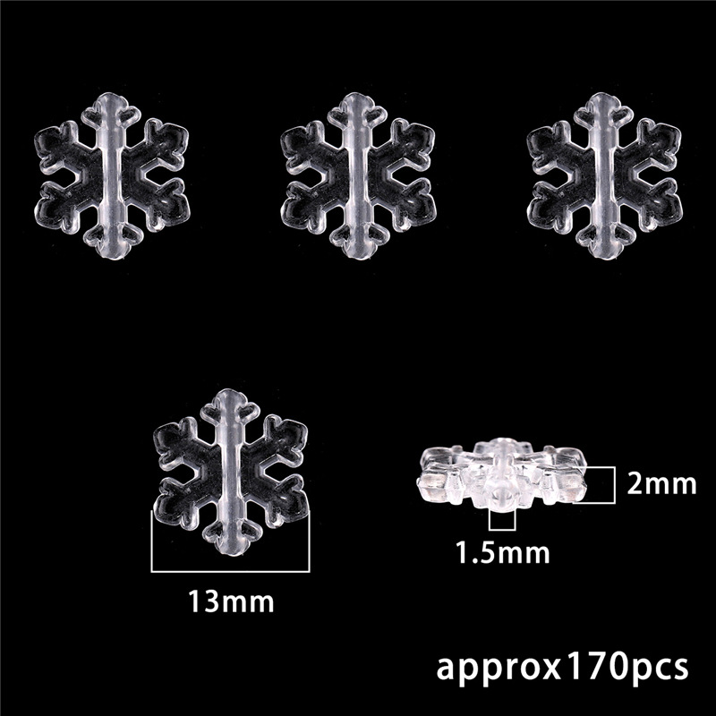 11:13mm snowflake 30g/pack about 170pcs