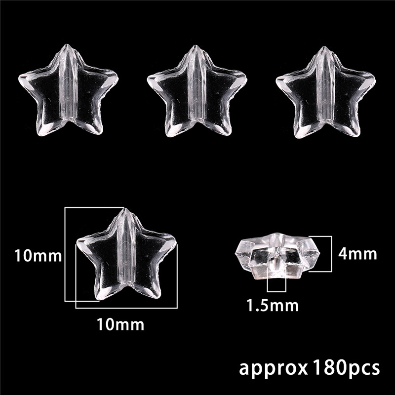 14:10mm five-pointed star 30g/pack about 180