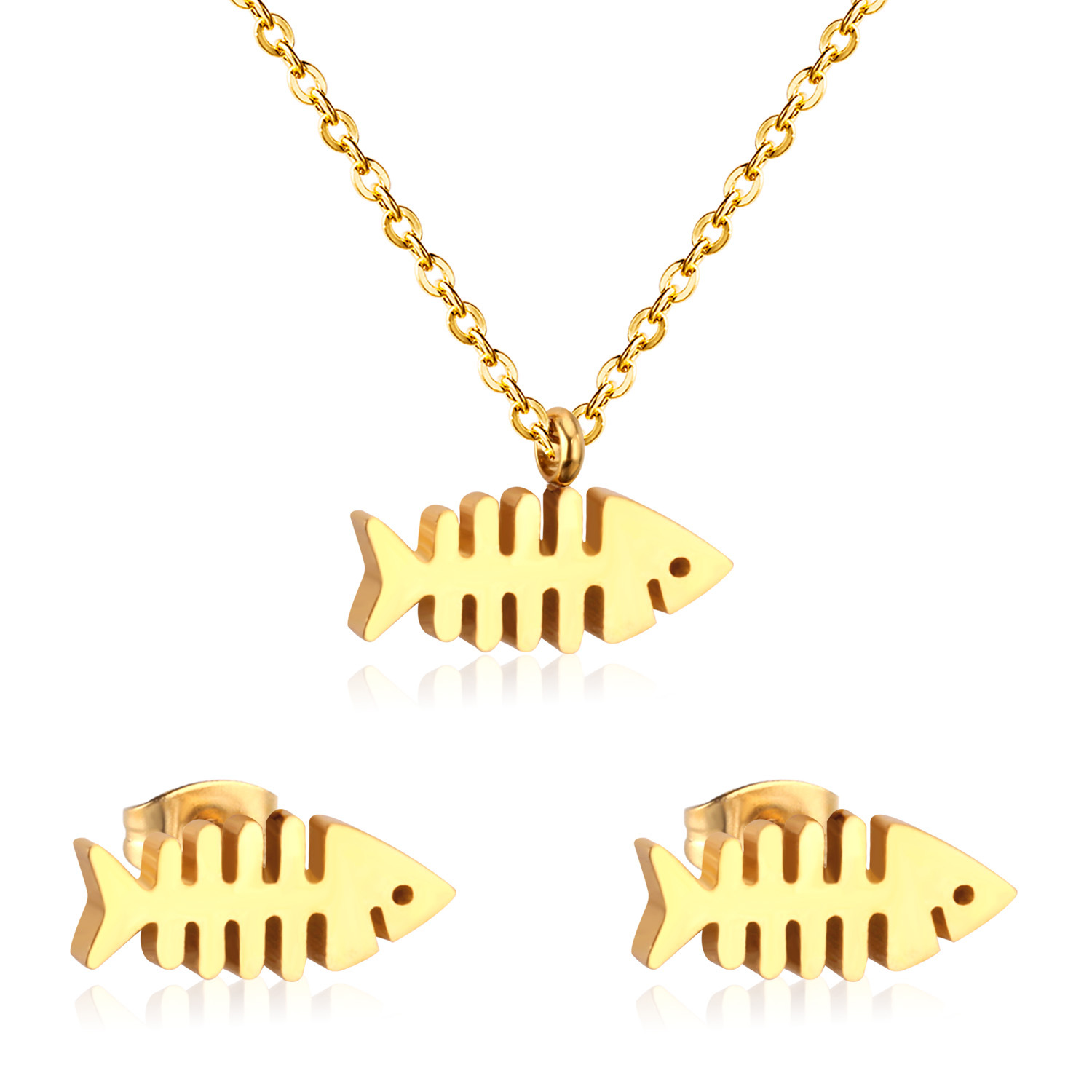 2:golden fish bone