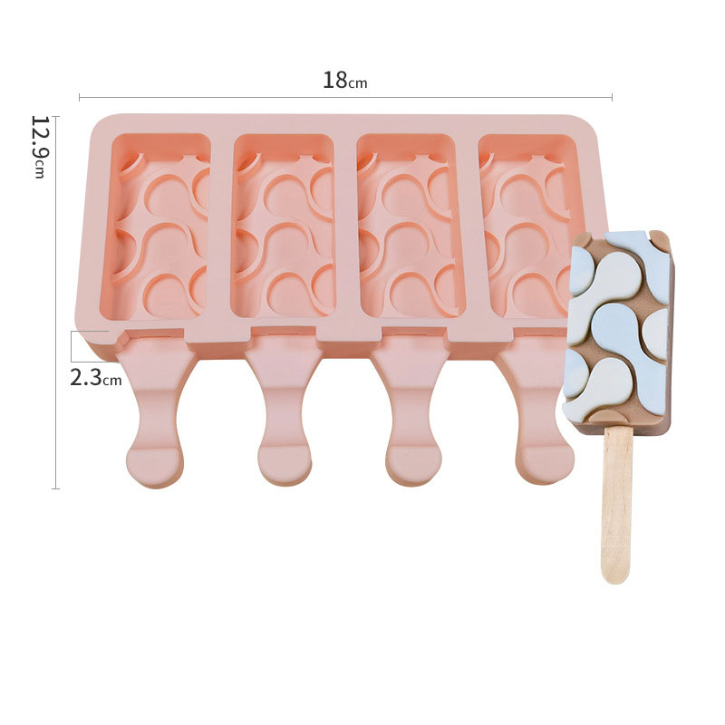 4 Continuous Water Ice Cream-Pink XG-69-1