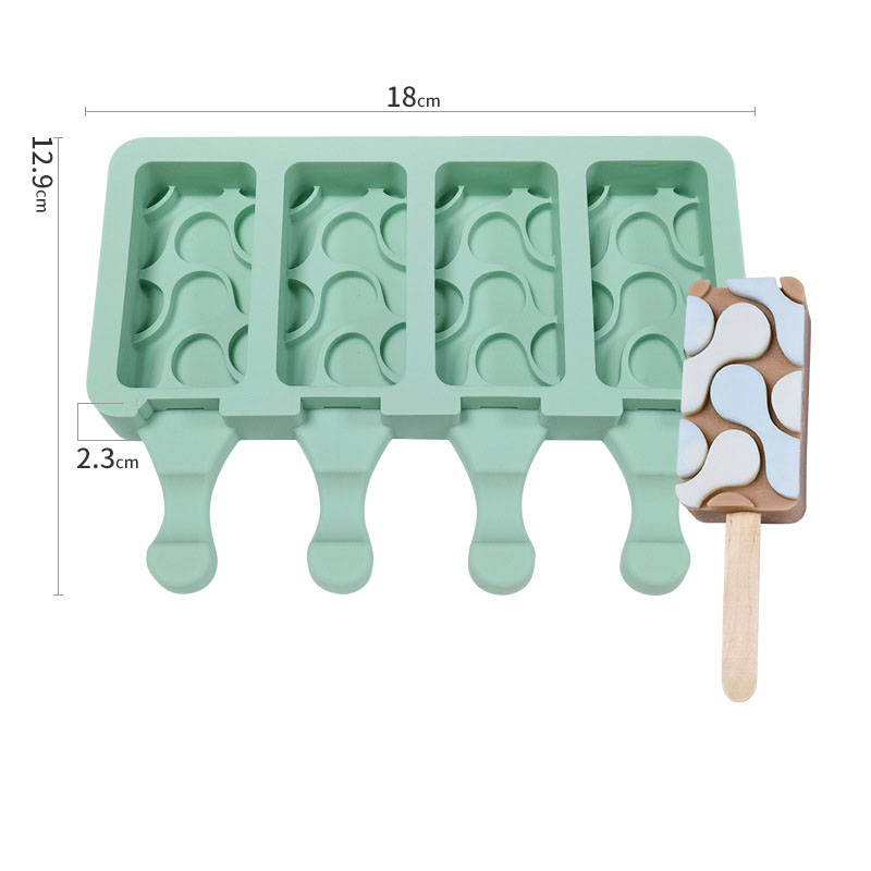 4 Continuous Water Ice Cream-Green XG-69-2