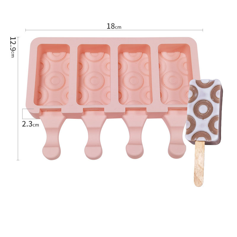 4 Round Ice Cream-Pink XG-70-1