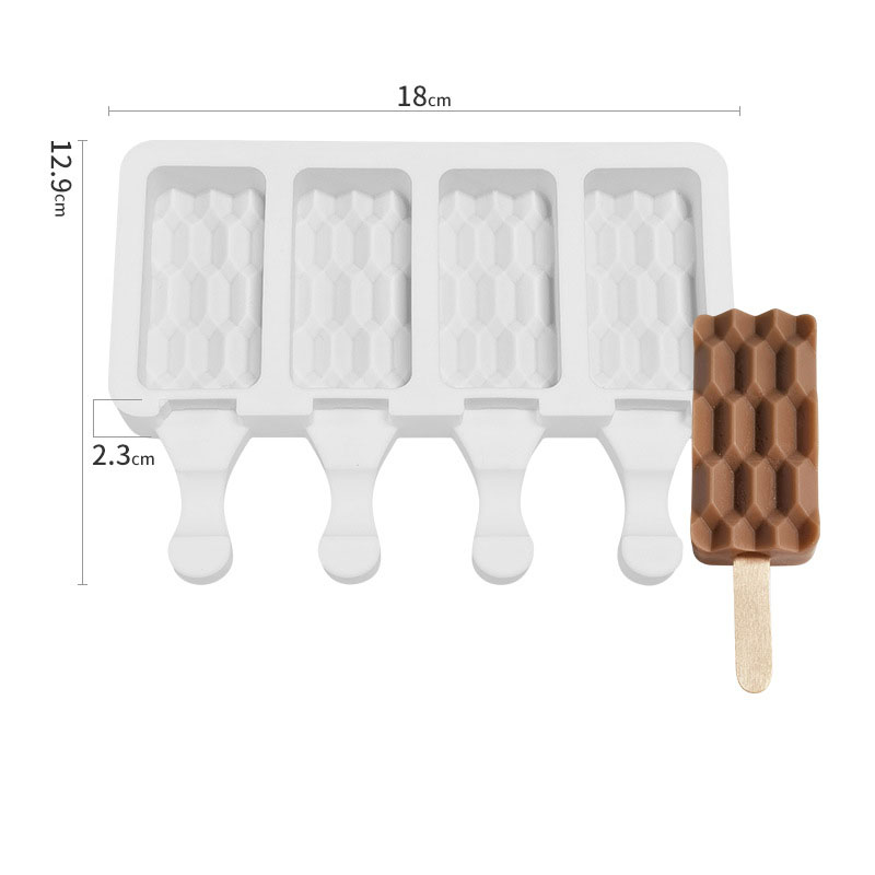 4 Floor Tiles Ice Cream-White XG-74