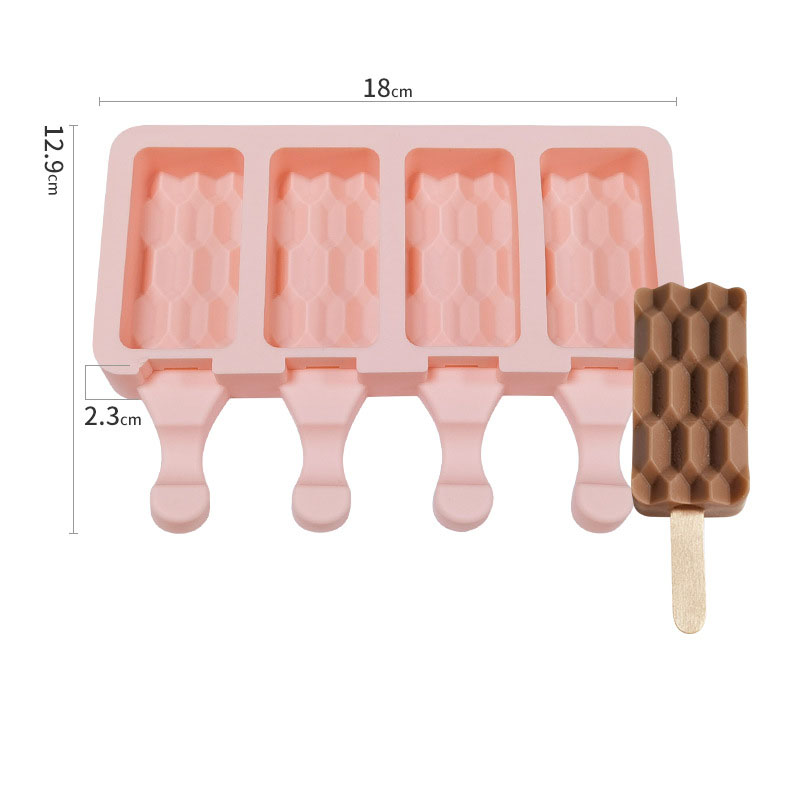 4 Floor Tiles Ice Cream-Pink XG-74-1