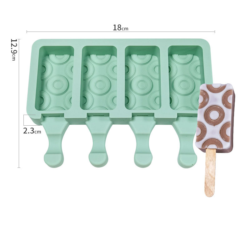 12:4 Round Ice Cream-Green XG-70-2