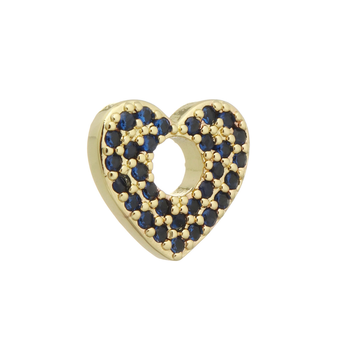 7:gold color plated with blue CZ
