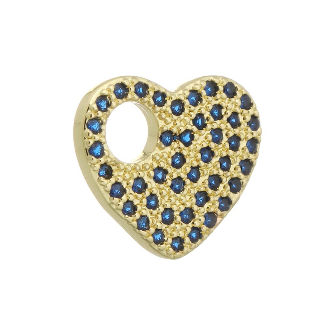 3:gold color plated with blue CZ