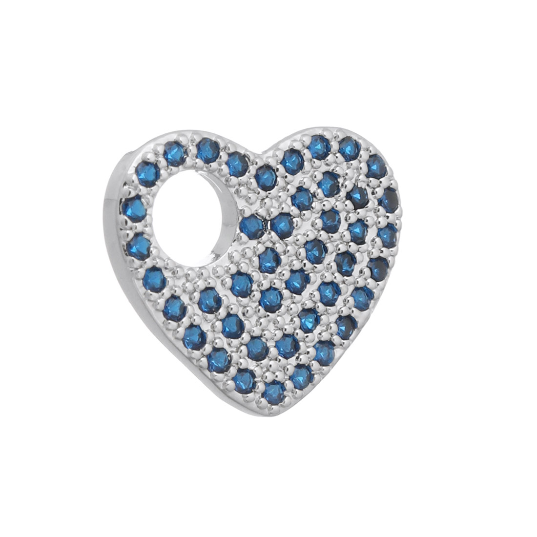 4:platinum plated with blue CZ