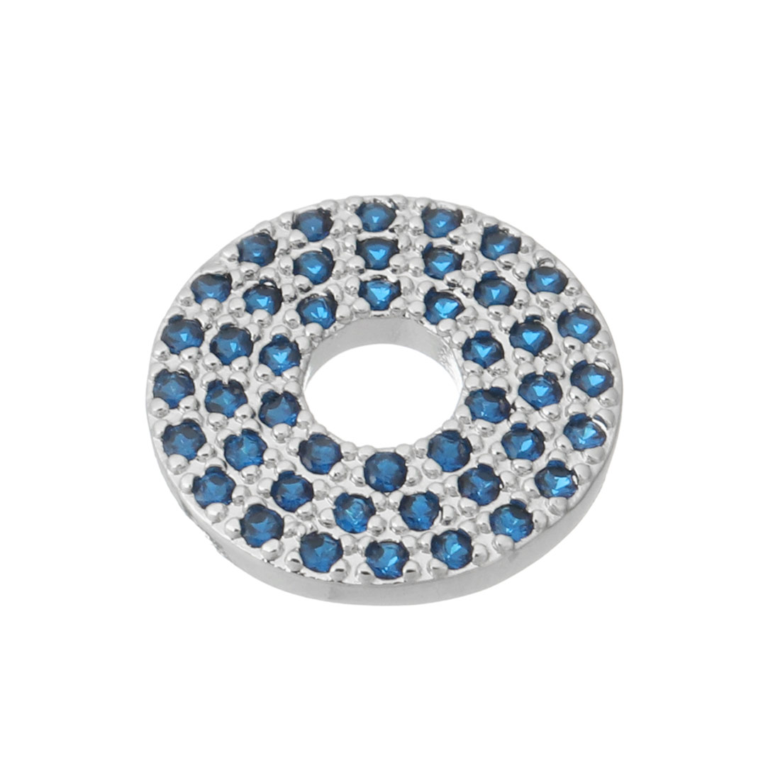 6:platinum color plated with blue CZ
