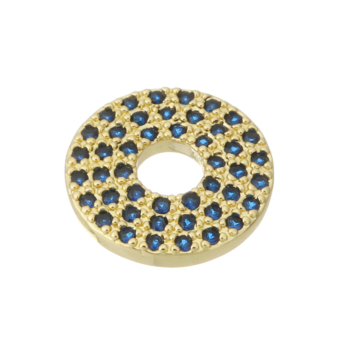 7:gold color plated with blue CZ
