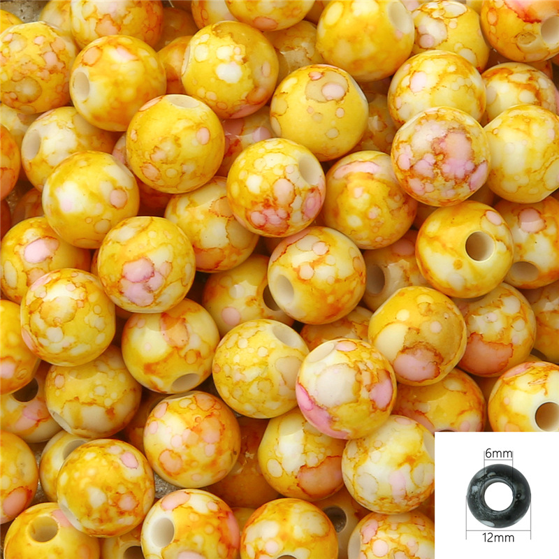 9:Yellow 12mm about 30pcs/pack
