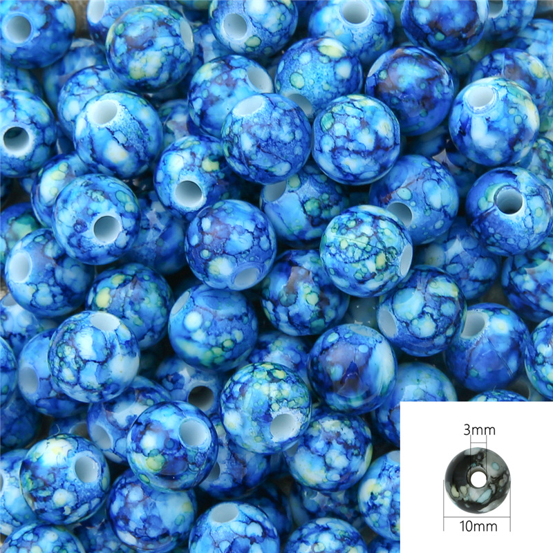 19:Dark blue 10mm about 50 pcs/pack