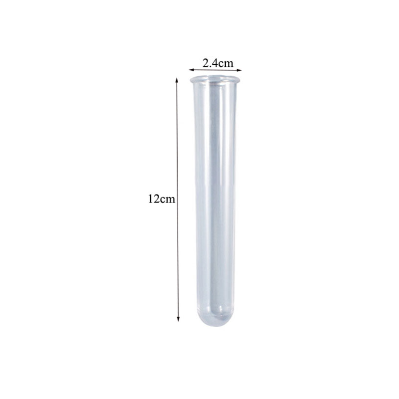 9:[1 pack] Clear color acrylic test tube