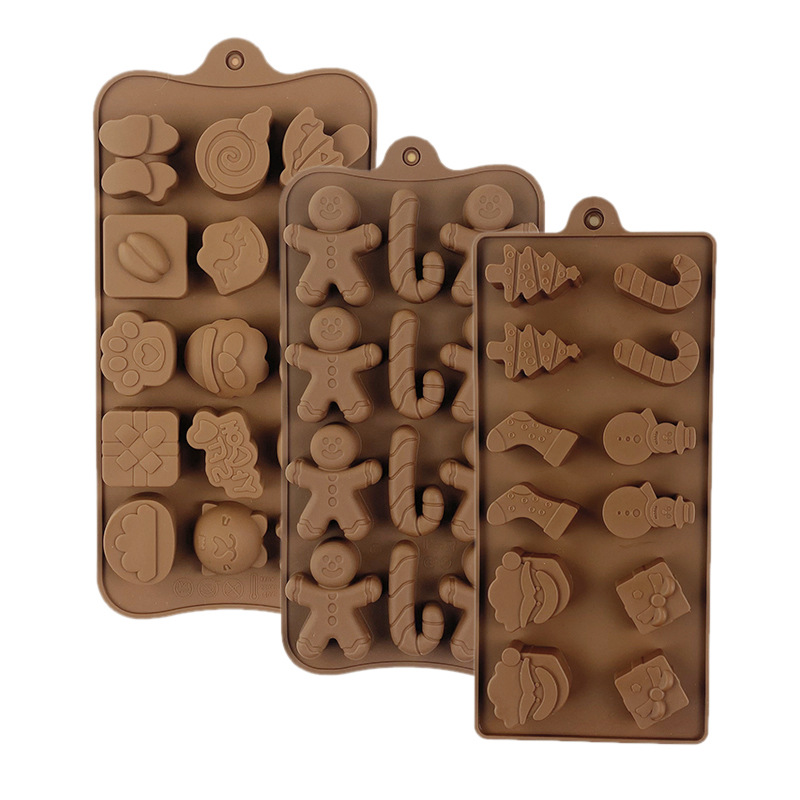 Group B Christmas Chocolate Moulds