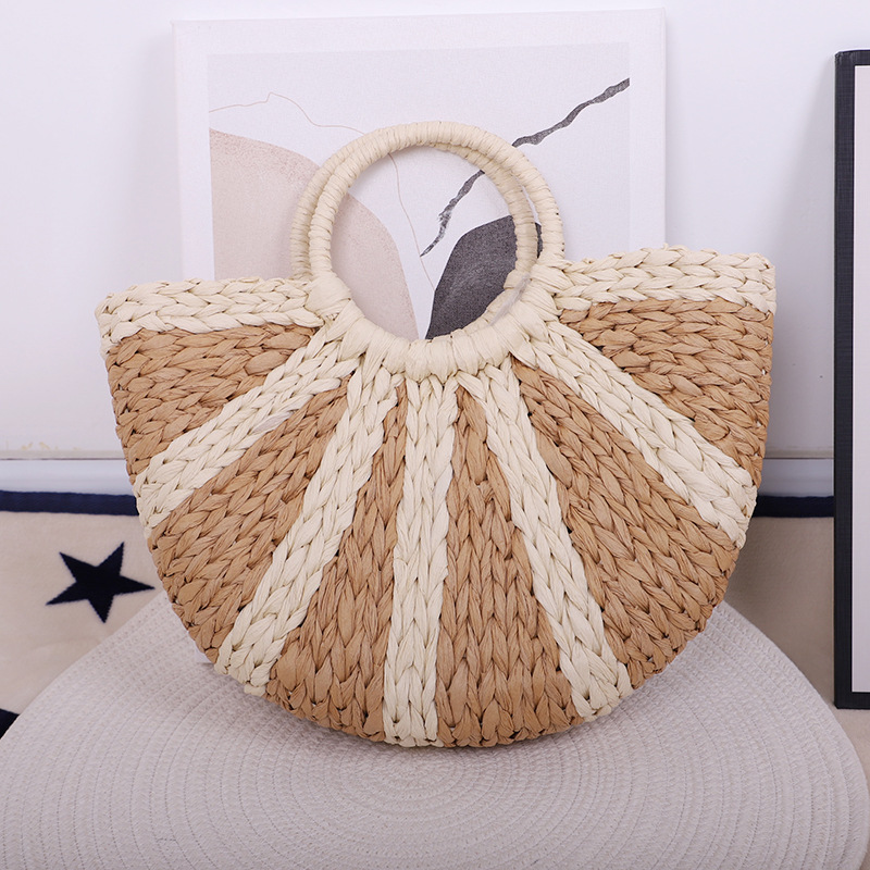 Paper rope wrapped coffee color large 40*10*28cm