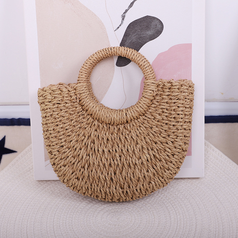 Paper rope wrapped brown coffee large 40*10*28cm