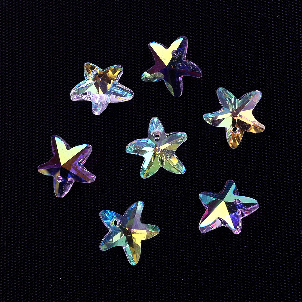 14MM starfish rainbow AB