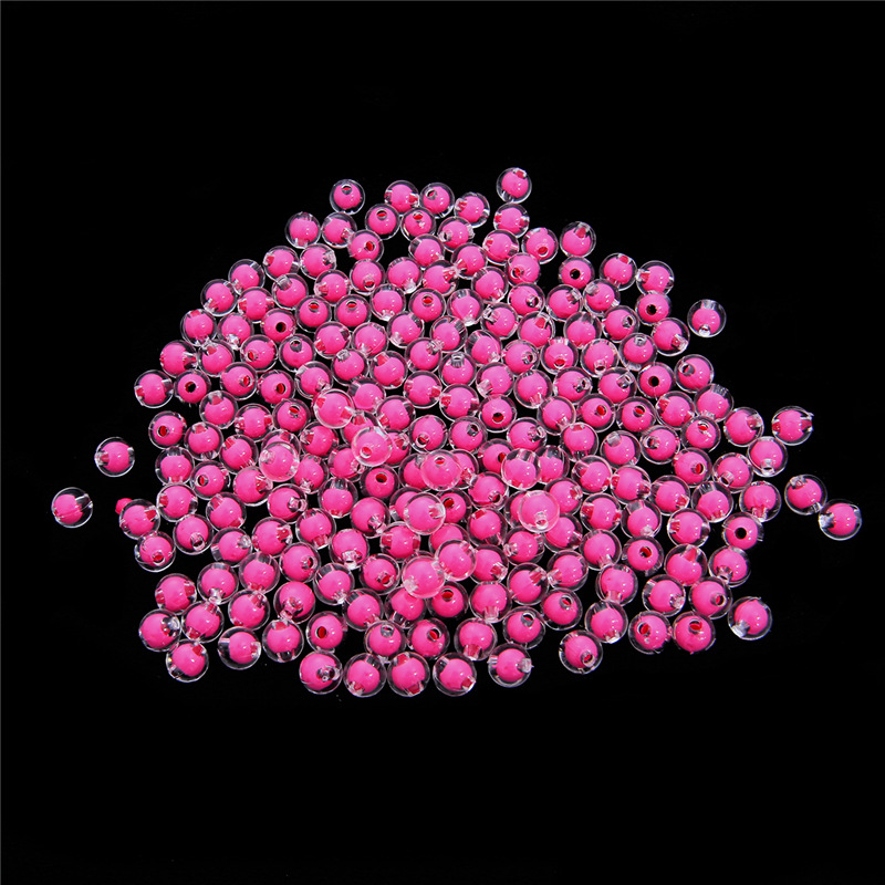1:Rose round beads through pearl middle beads 8mm about 110 / pack