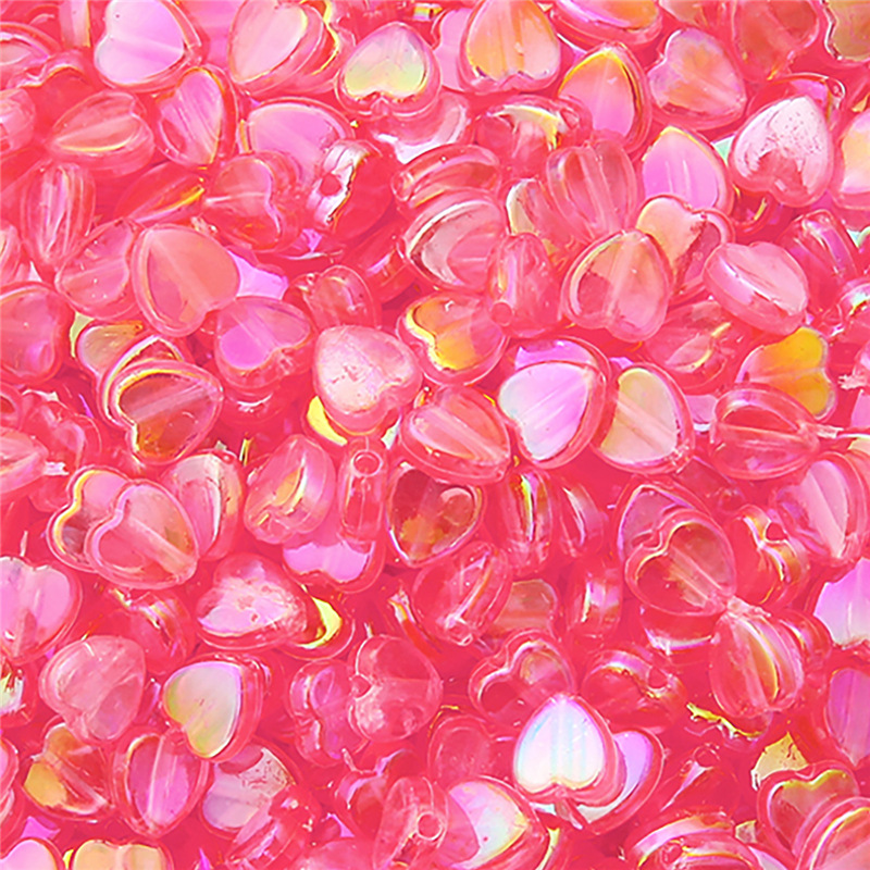 Dark pink hearts 100 pcs/ pack
