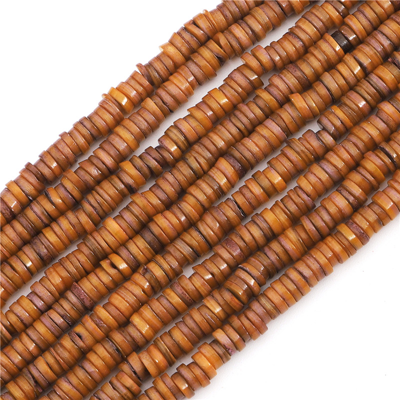Coffee color, 6mm（About 190-200 PCS/Strand）