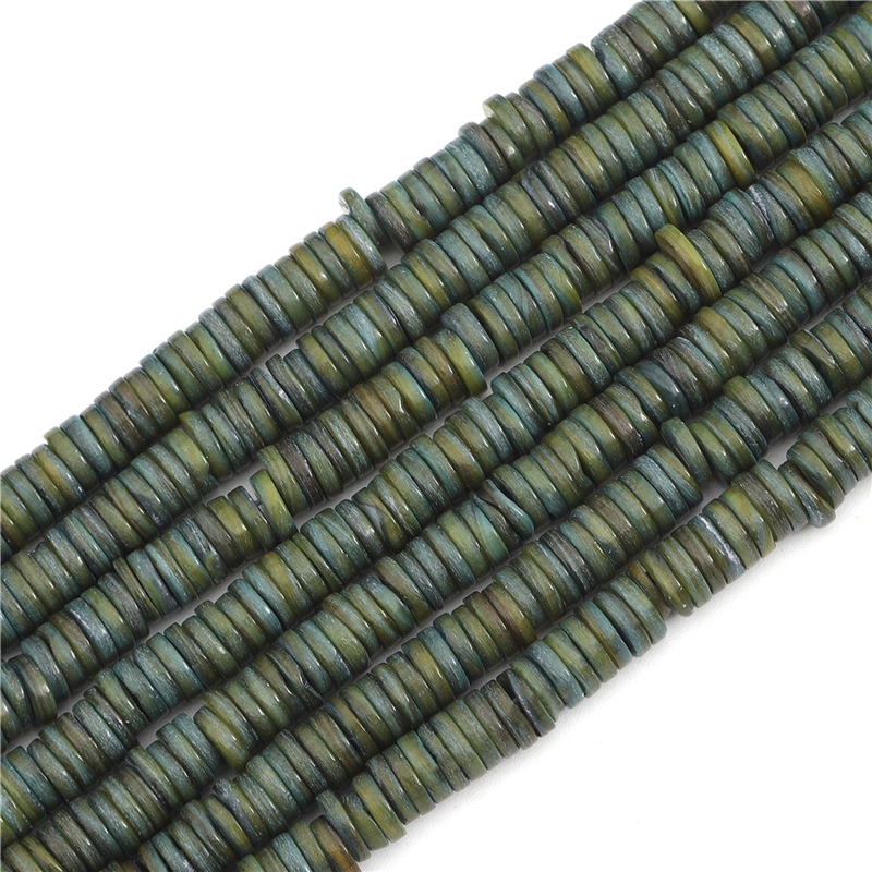 Olive green, 8mm（About 180-190 PCS/Strand）