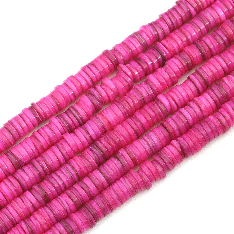 Rose red, 8mm（About 180-190 PCS/Strand）