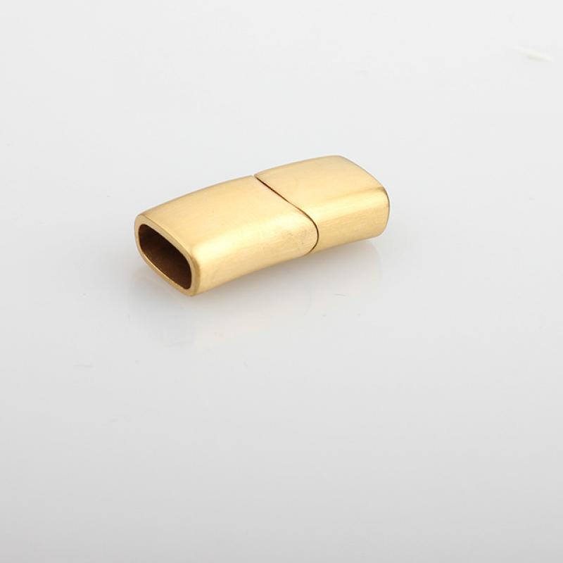 A flat buckle sand gold 8 * 4mm