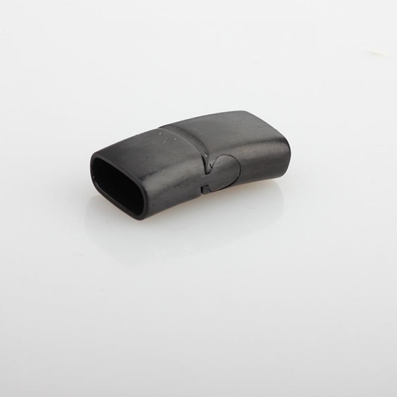 A flat buckle sand surface black 10 * 5mm