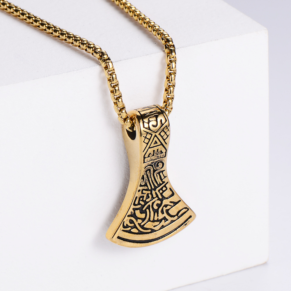 【Gold】with chain pendant