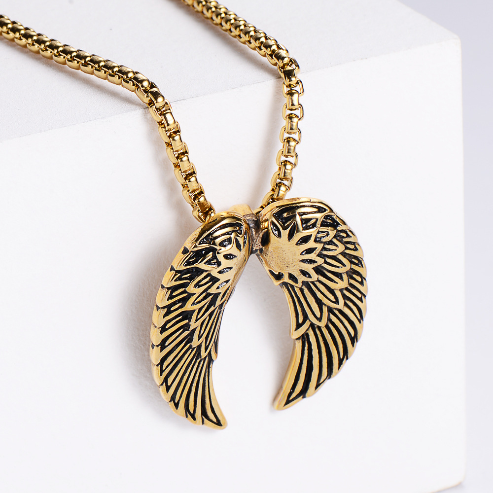5:【Gold】with chain pendant