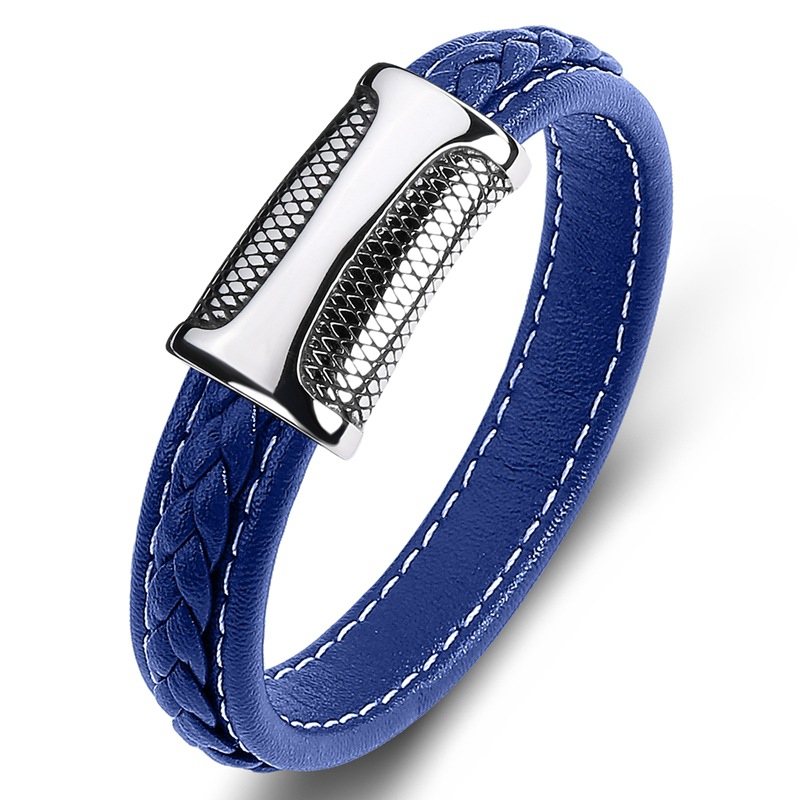 8:Blue Leather A Section [Steel Color] Inner Ring 185mm