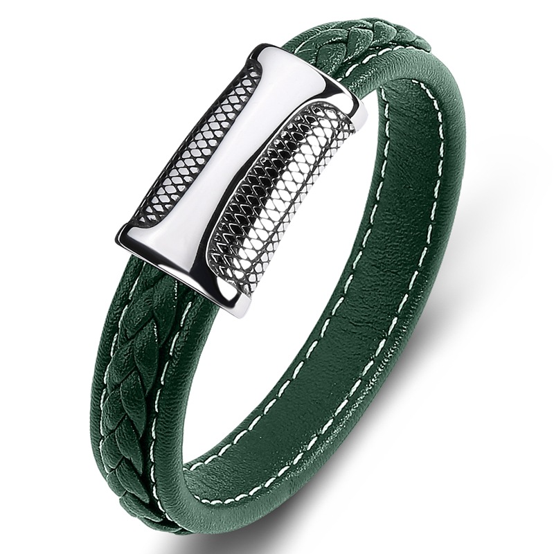 10:Green Leather A Section [Steel Color] Inner Ring 165mm