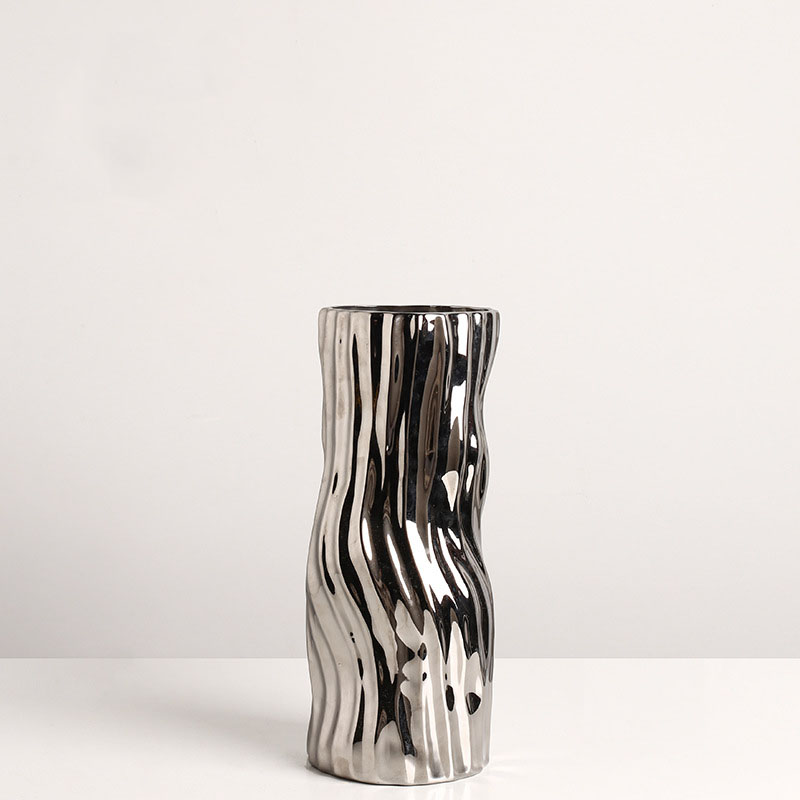 11x10.5x27.5cm water ripple vase ceramic set
