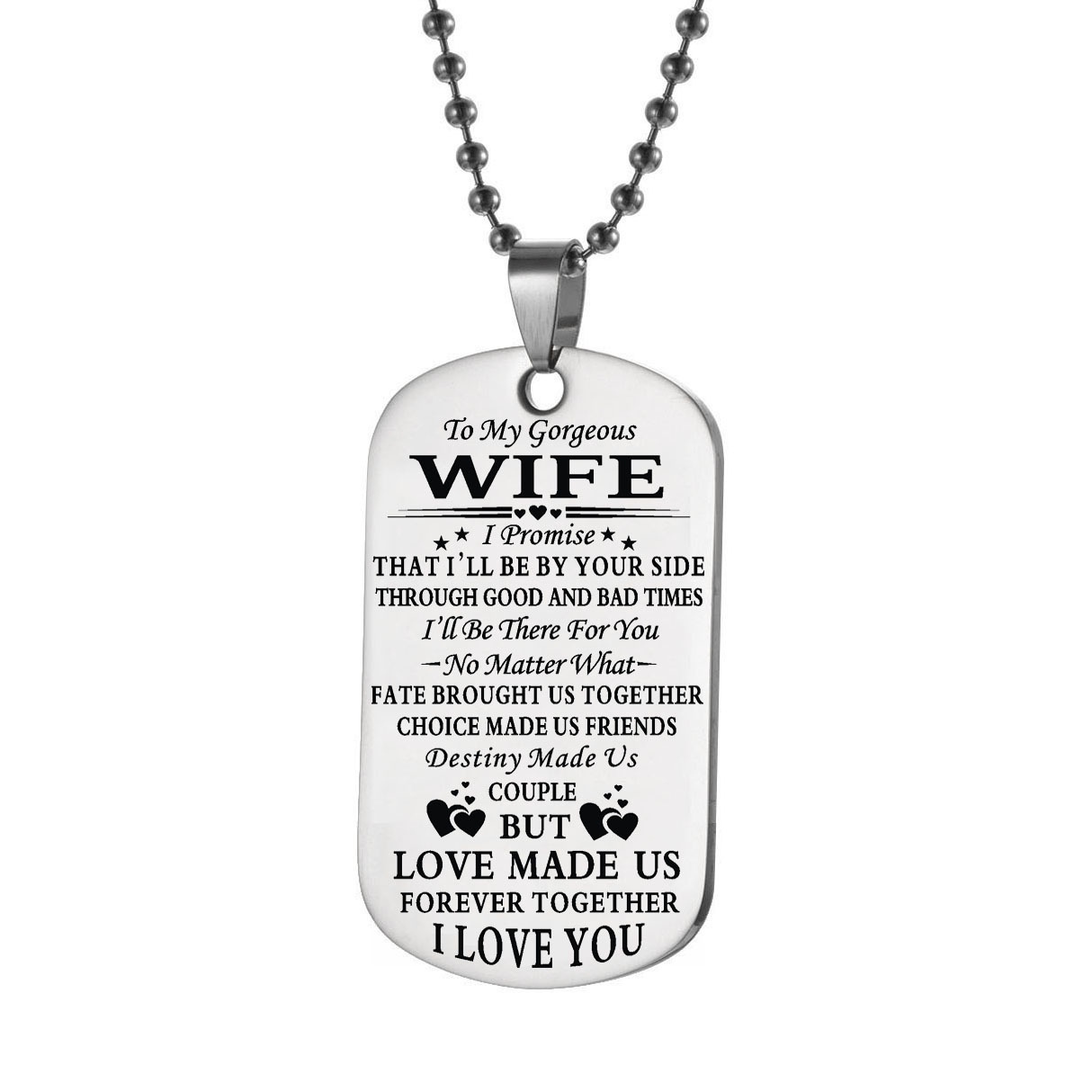 2:Silver Necklace WIFE