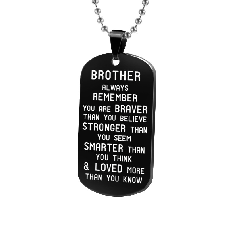5:Black BROTHER Necklace